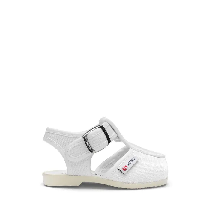 Kids Sandals Kid Unisex 1200COTJ Sandal WHITE Superga Sandals