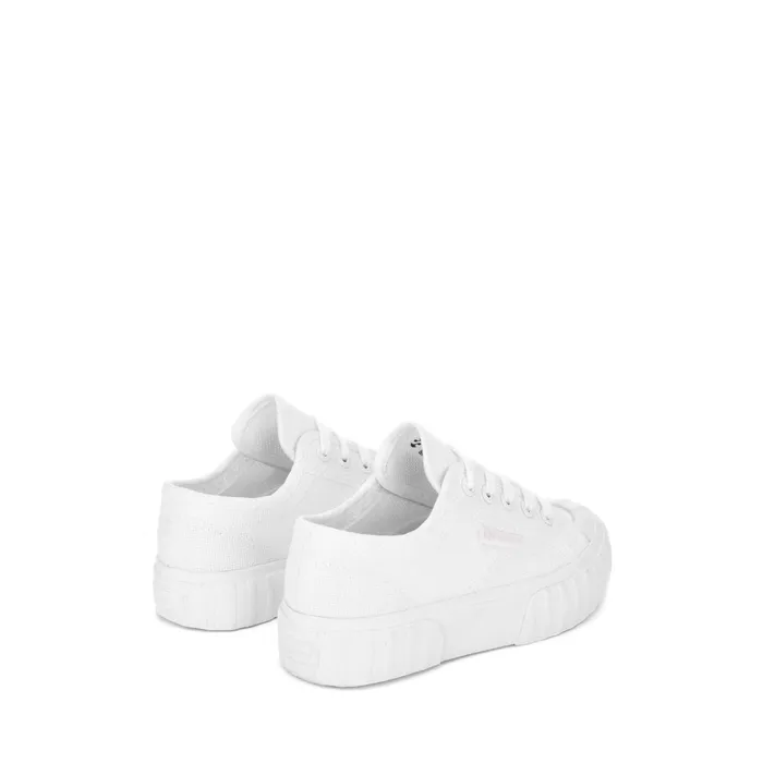 Kids Sneakers Kid Unisex 2630 KIDS STRIPE Low Cut TOTAL WHITE Superga Children
