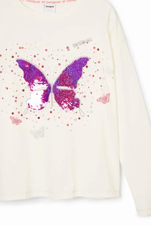 Kids Tshirts And Shirts Desigual Butterfly Print Tshirt