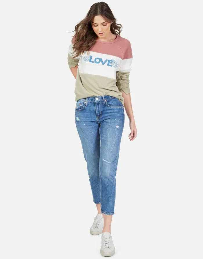 Kiernan Love Wings Elmmilkash Rose Women Lauren Moshi Long Sleeve