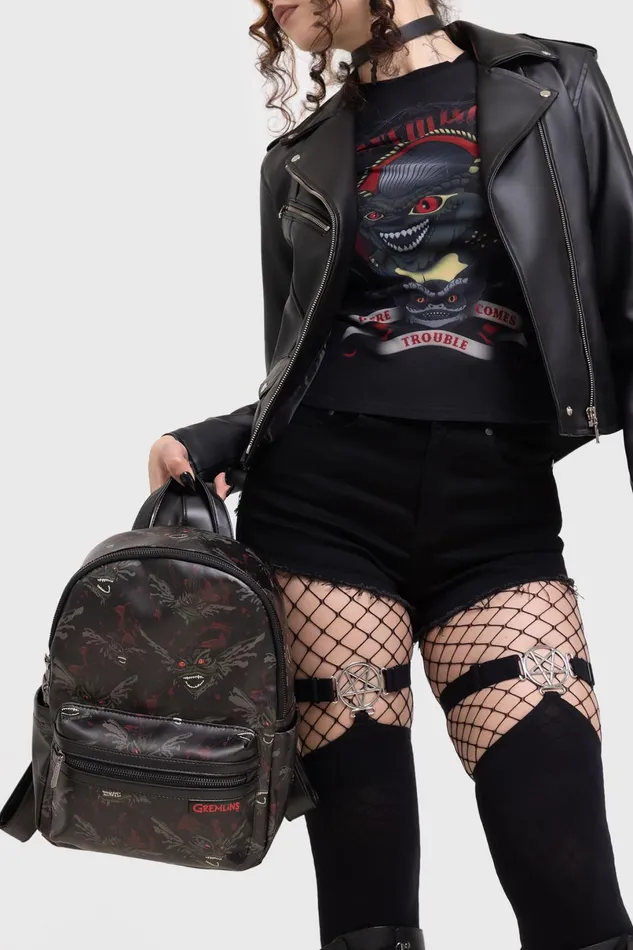 Killstar Backpacks Women Gremlins After Midnight Backpack