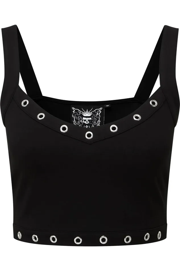 Killstar Basics Women Scene Rivet Top