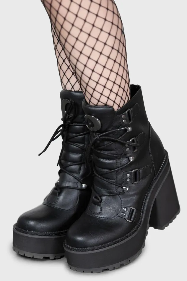 Killstar Boots Women Broom Rider Boots B