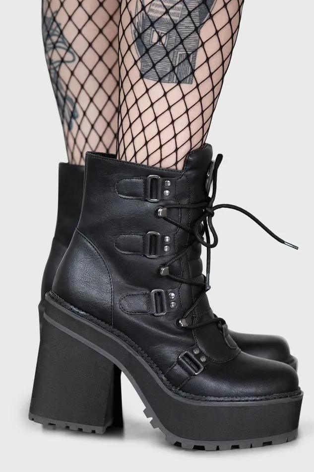 Killstar Boots Women Broom Rider Boots B