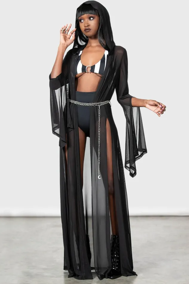 Killstar Cloaks Women Mabel039s Mayhem Mesh Cover Up