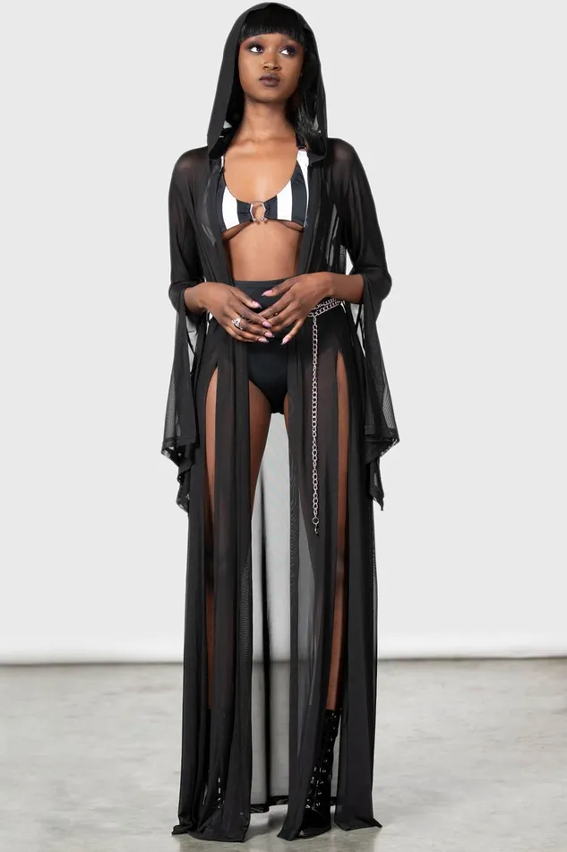 Killstar Cloaks Women Mabel039s Mayhem Mesh Cover Up