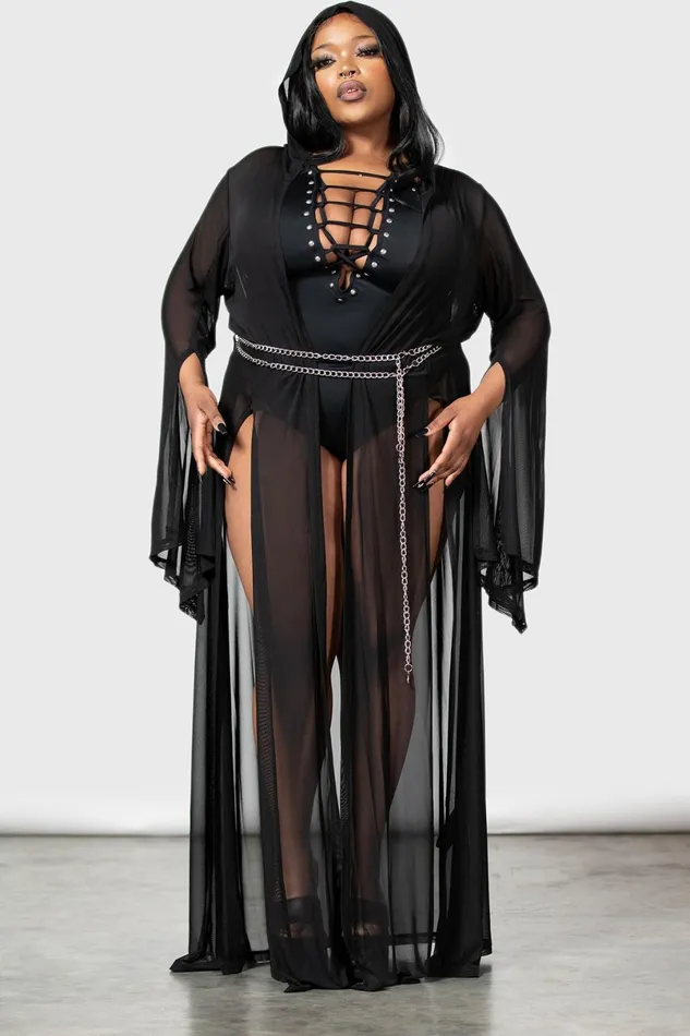 Killstar Cloaks Women Mabel039s Mayhem Mesh Cover Up