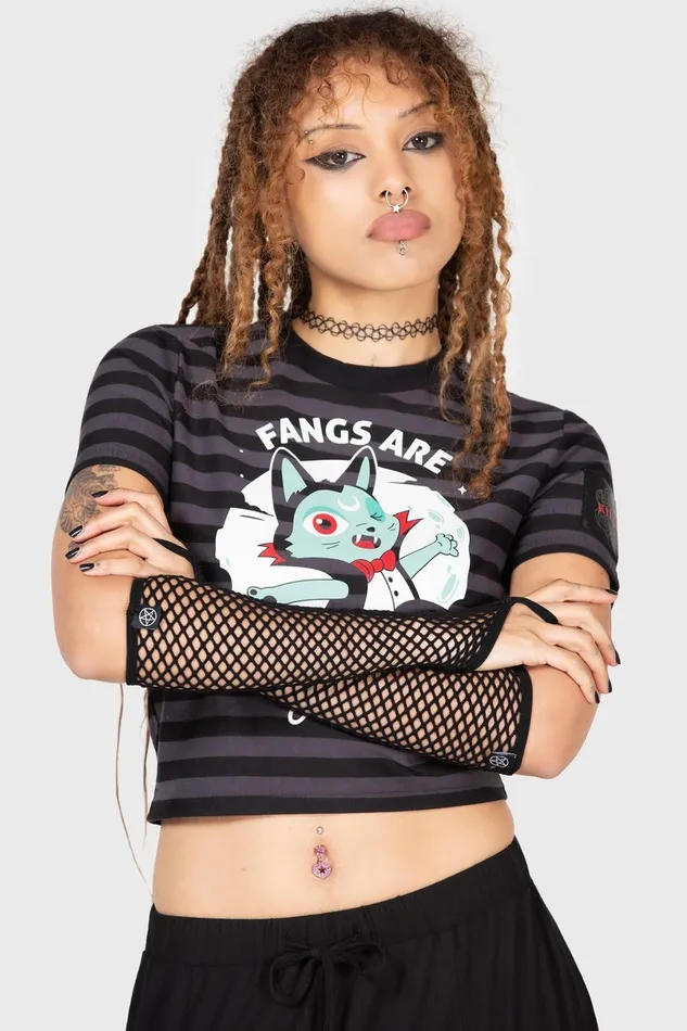 Killstar Crop Women Fangtasy Crop Top