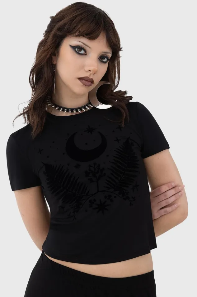 Killstar Crop Women Umbral Top
