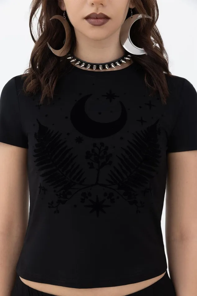 Killstar Crop Women Umbral Top