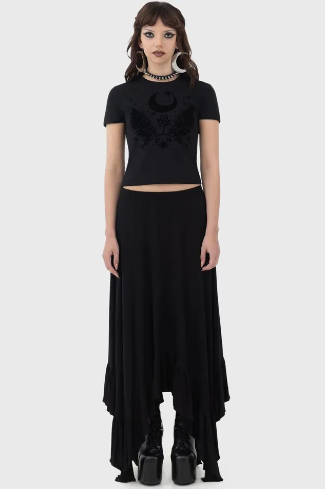 Killstar Crop Women Umbral Top