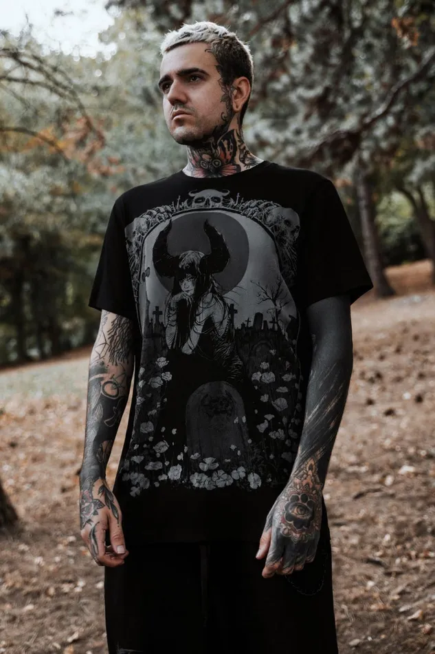 Killstar Graphic Tops Men Hactor TShirt