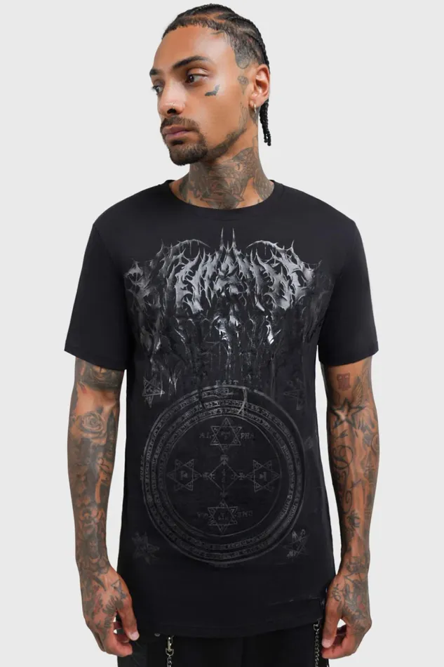 Killstar Graphic Tops Men Neither Nights TShirt