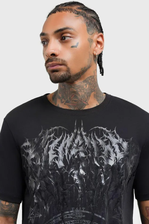 Killstar Graphic Tops Men Neither Nights TShirt