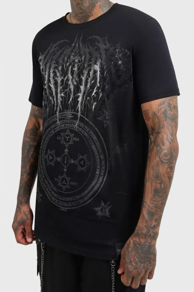 Killstar Graphic Tops Men Neither Nights TShirt