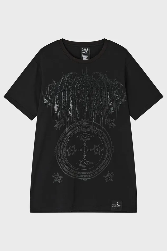 Killstar Graphic Tops Men Neither Nights TShirt
