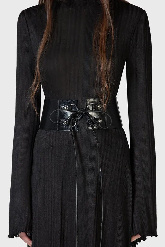 Killstar Harnesses and Belts Women Woodland Pine Belt