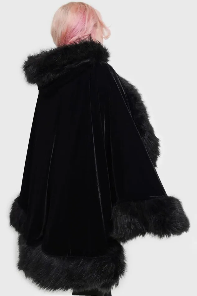 Killstar Jackets and Coats Women Dark Aura Cloak