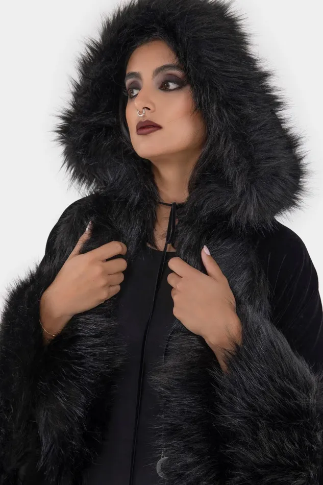 Killstar Jackets and Coats Women Dark Aura Cloak