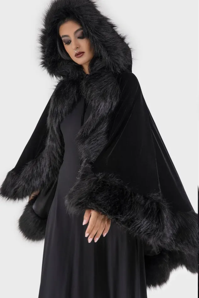 Killstar Jackets and Coats Women Dark Aura Cloak