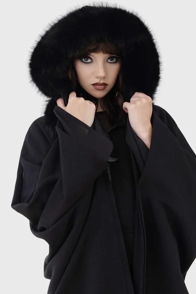 Killstar Jackets and Coats Women Moonlight Rager Cloak