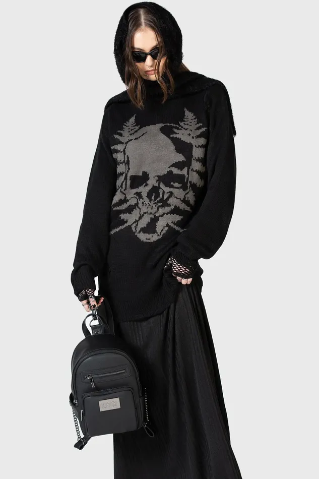 Killstar Knitwear Men Cause Fear Knit Sweater