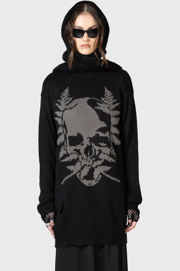 Killstar Knitwear Men Cause Fear Knit Sweater