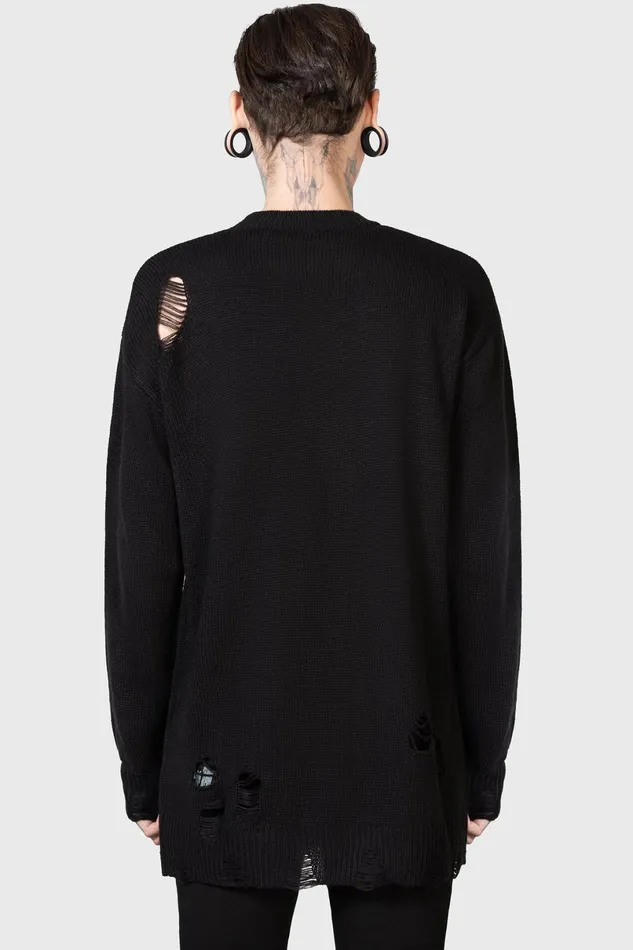 Killstar Knitwear Men Cause Fear Knit Sweater