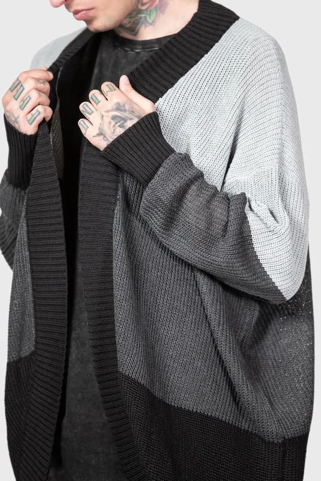Killstar Knitwear Men January Mist Cardigan