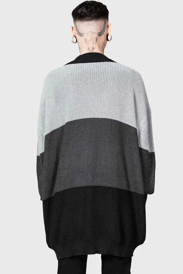 Killstar Knitwear Men January Mist Cardigan