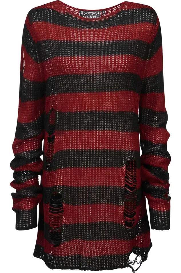 Killstar Knitwear Men Total Horror Knit Sweater