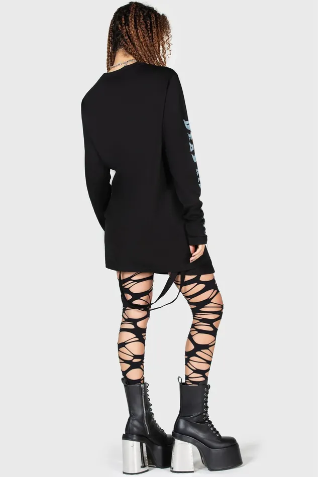 Killstar Long Sleeves Men Necromancer Long Sleeve Top