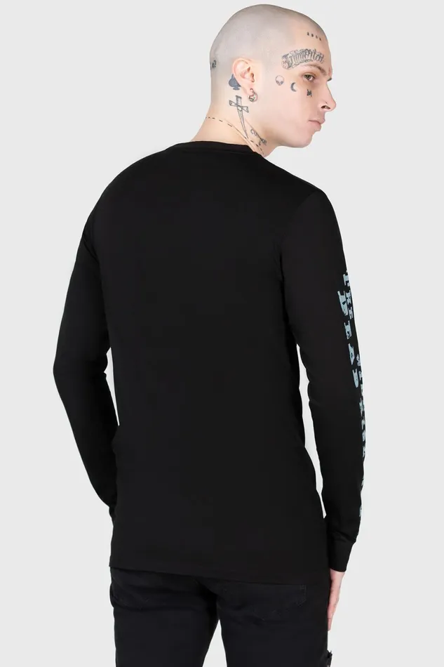 Killstar Long Sleeves Men Necromancer Long Sleeve Top
