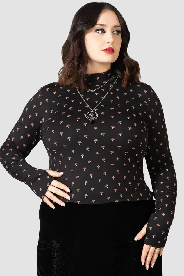 Killstar Long Sleeves Women Dapperling Long Sleeve Top