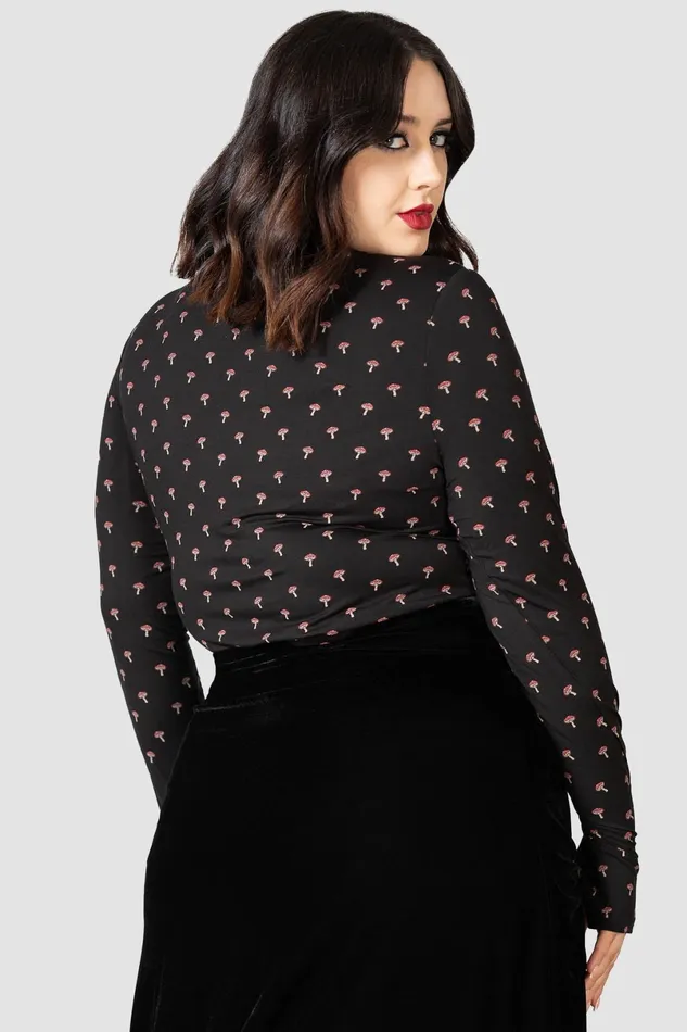 Killstar Long Sleeves Women Dapperling Long Sleeve Top