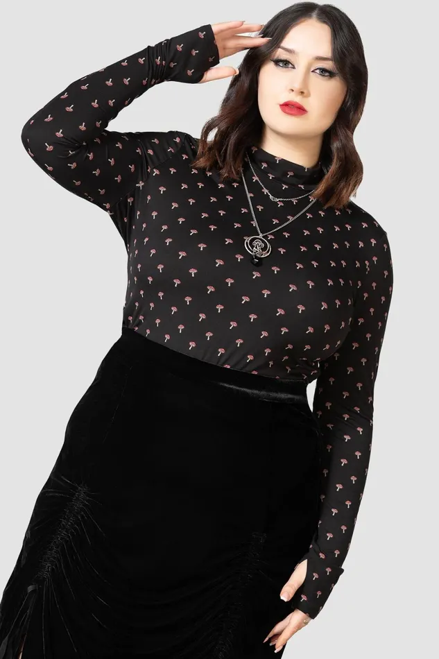 Killstar Long Sleeves Women Dapperling Long Sleeve Top