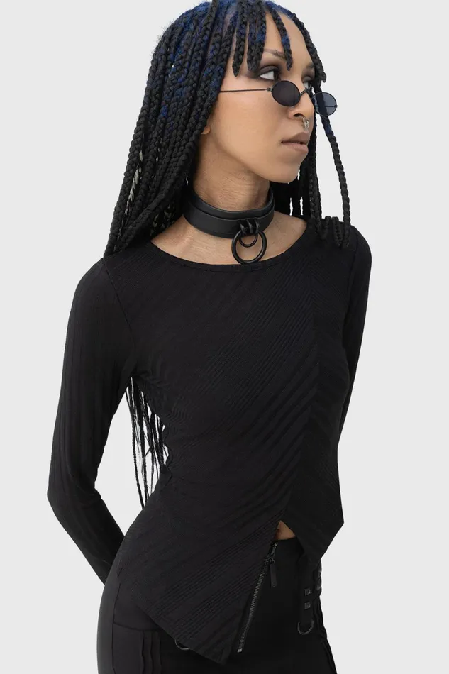 Killstar Long Sleeves Women Moor Top