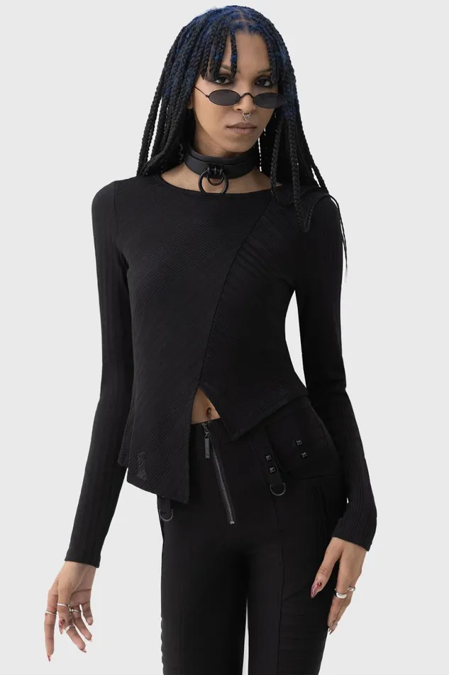 Killstar Long Sleeves Women Moor Top
