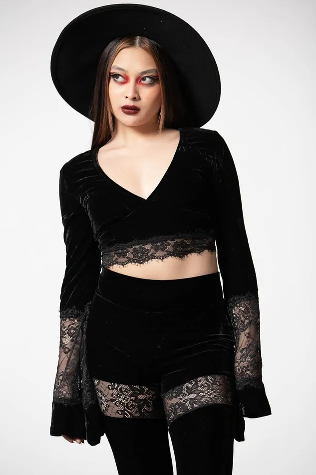Killstar Long Sleeves Women Naomi Long Sleeve Top