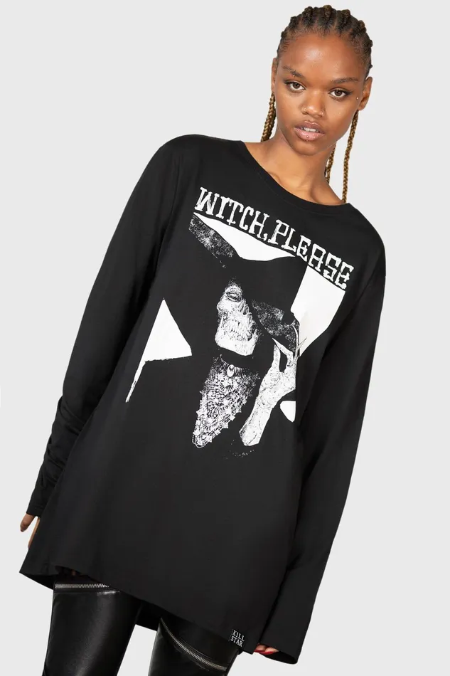 Killstar Long Sleeves Women Wytch Gaze Long Sleeve Top