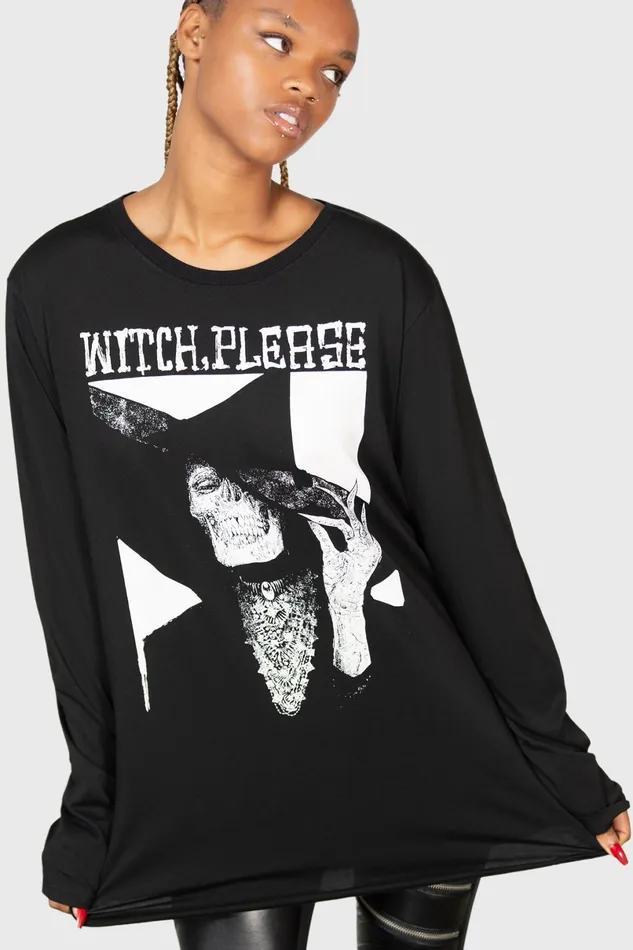 Killstar Long Sleeves Women Wytch Gaze Long Sleeve Top