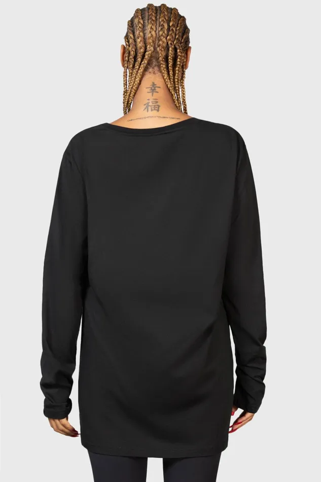 Killstar Long Sleeves Women Wytch Gaze Long Sleeve Top