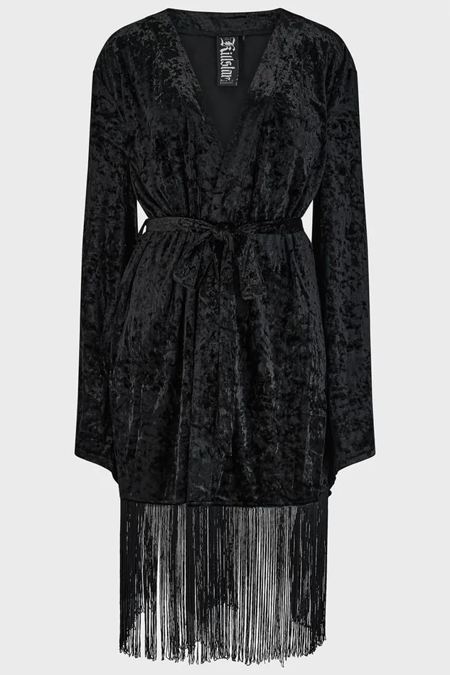 Killstar Loungewear Women Burnt Obsidian Robe
