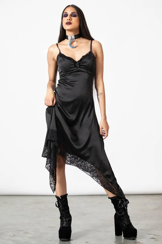 Killstar Maxi Women Loya Satin Maxi Dress