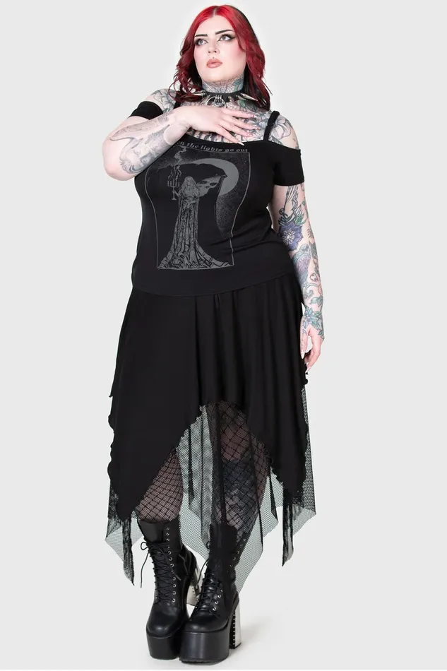 Killstar Midi Skirts Women Witchiness Skirt