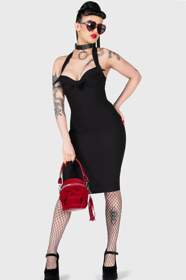 Killstar Midi Women Classy Chassy Dress