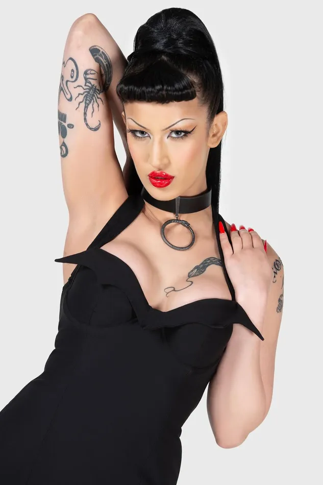 Killstar Midi Women Classy Chassy Dress
