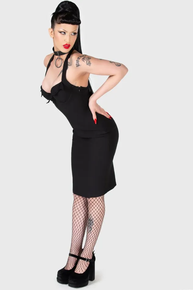Killstar Midi Women Classy Chassy Dress