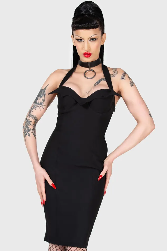 Killstar Midi Women Classy Chassy Dress