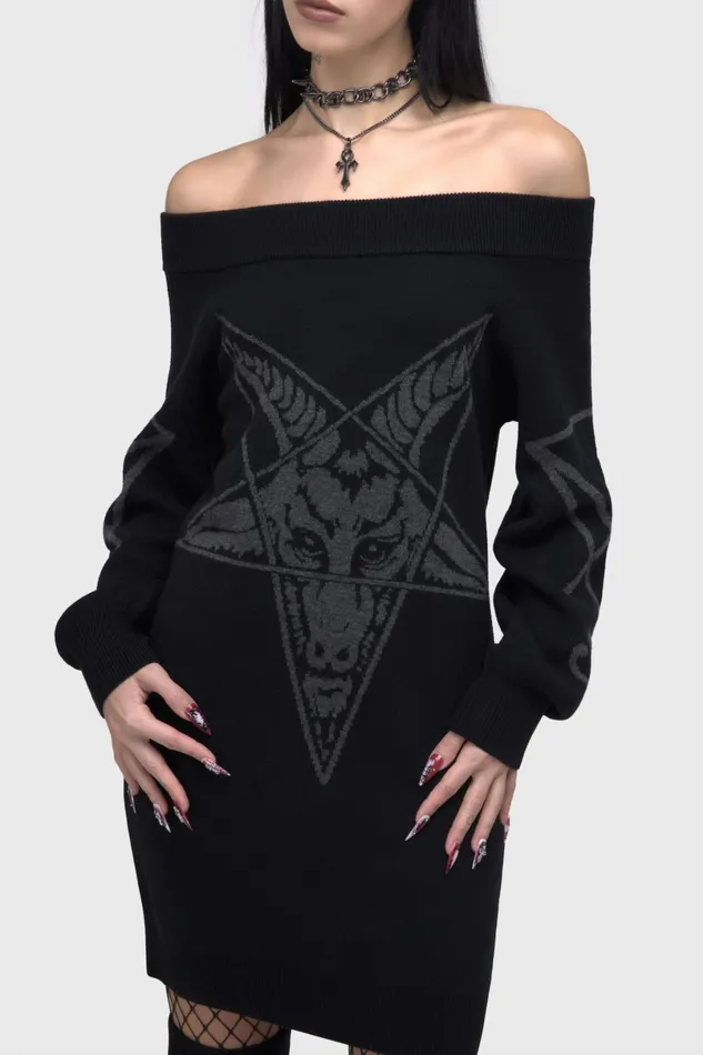 Killstar Midi Women Demontorn Sweater Dress